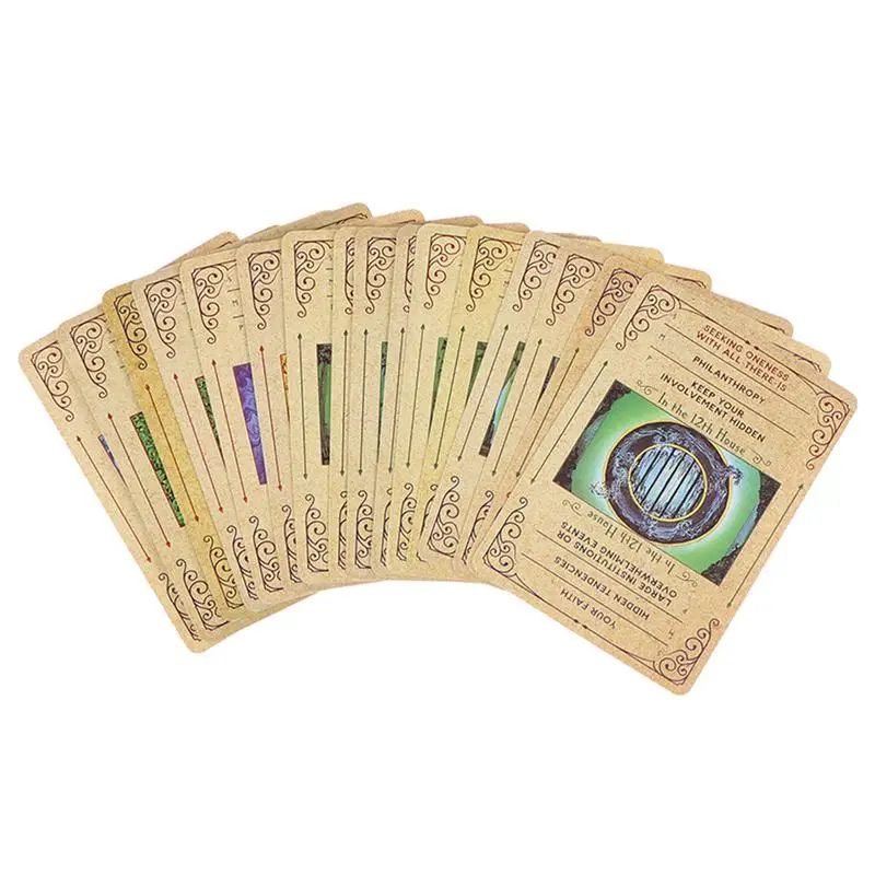 Karma Oracle Cards Fortune Telling Tarot Deck Fate Divination Tarot Cards Family Party Leisure Table Board Game