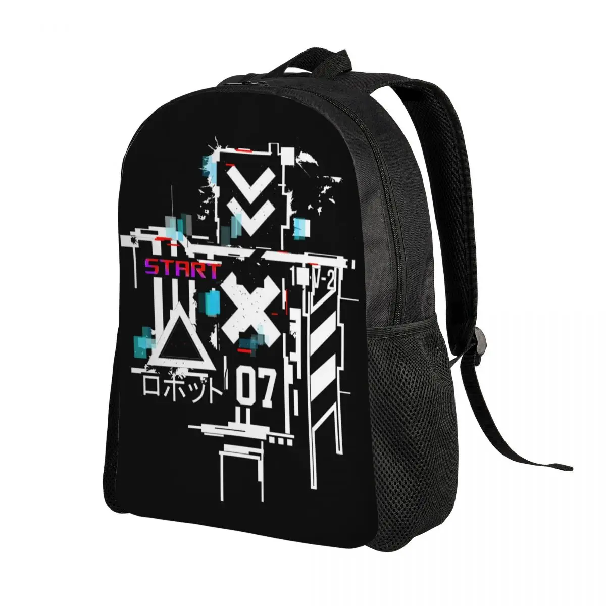 Custom Techwear Backpacks for Women Men Water Resistant School College Japanese Future Tech Street Wear Style Bag Print Bookbag