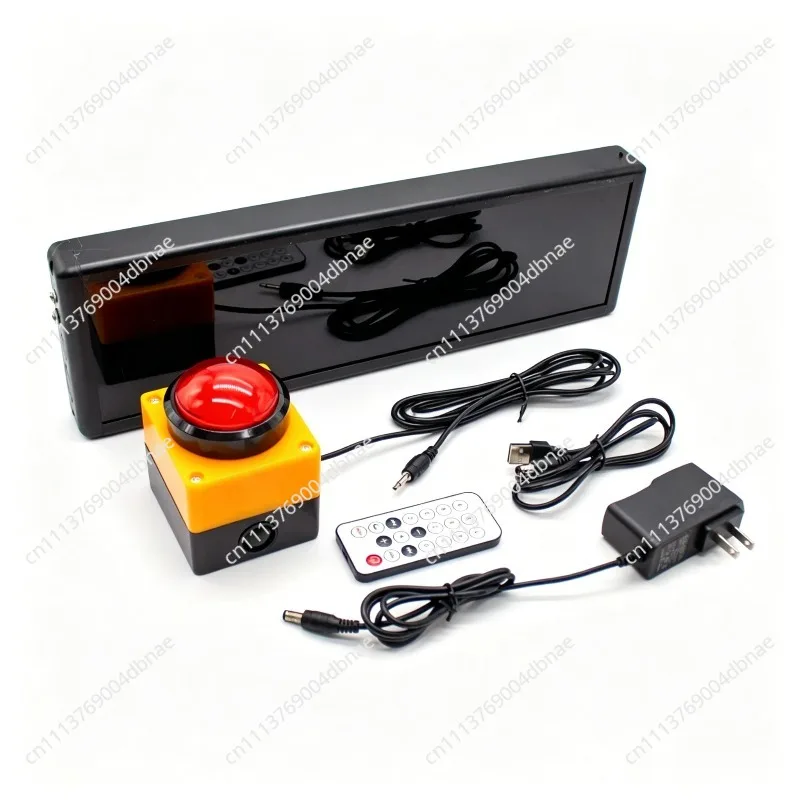 Competition Timer Countdown Stopwatch Counter LED 6-Digit Digital Display Training Speech Timing Equipment with Remote Control