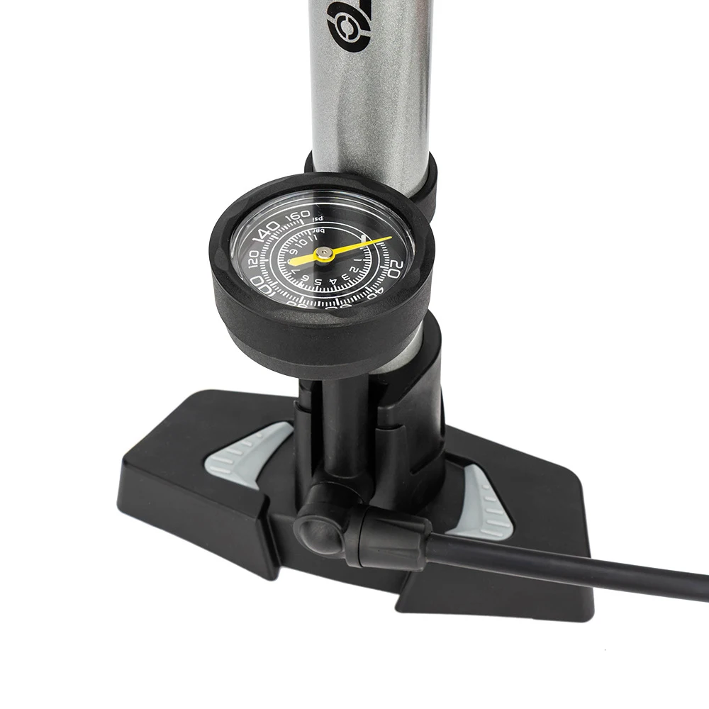 ZTTO Bike Pump 160PSI High Pressure Air Pump Portable Bicycle Tire Inflator with Pressure Gauge Fits Presta & Schrader Valves fo - Image 2