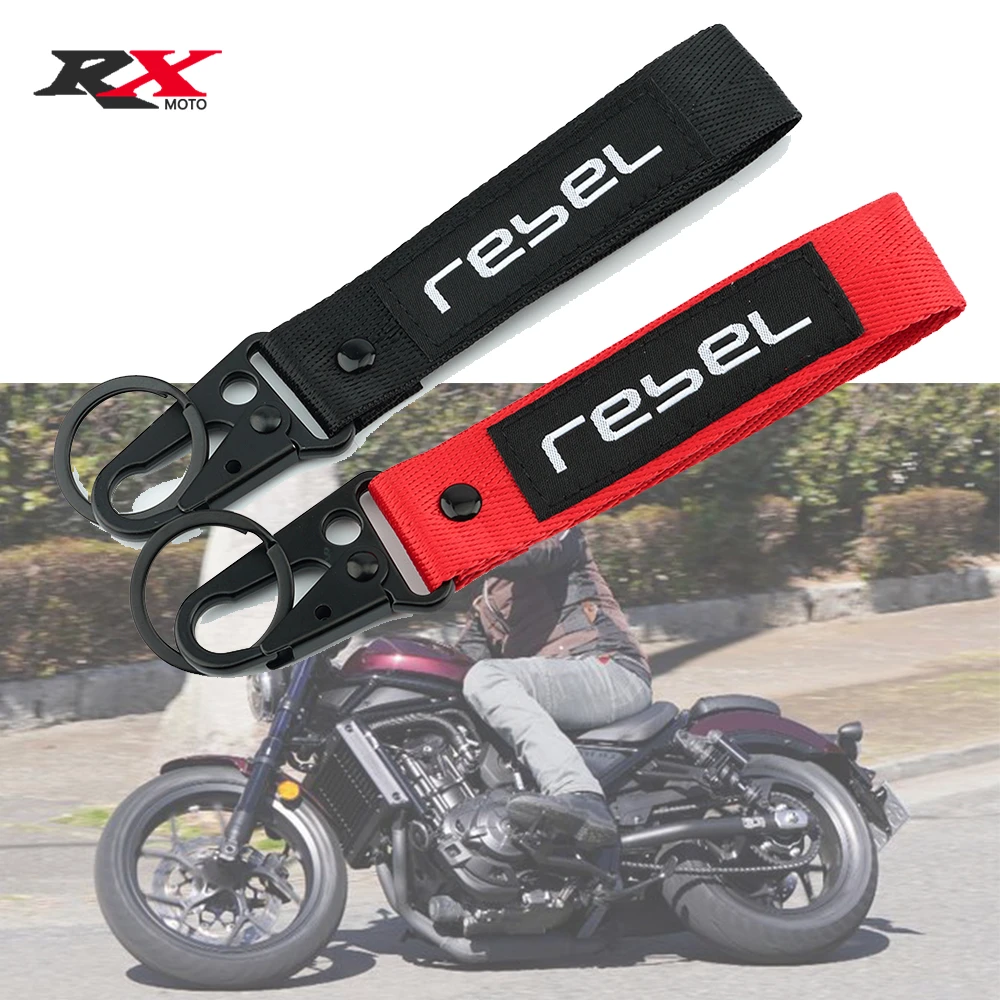 

For Honda Rebel 300 500 Universal All Year Motorcycle Keychain Keyring Key Chain Ring 2022 With Logo Honda Accessories