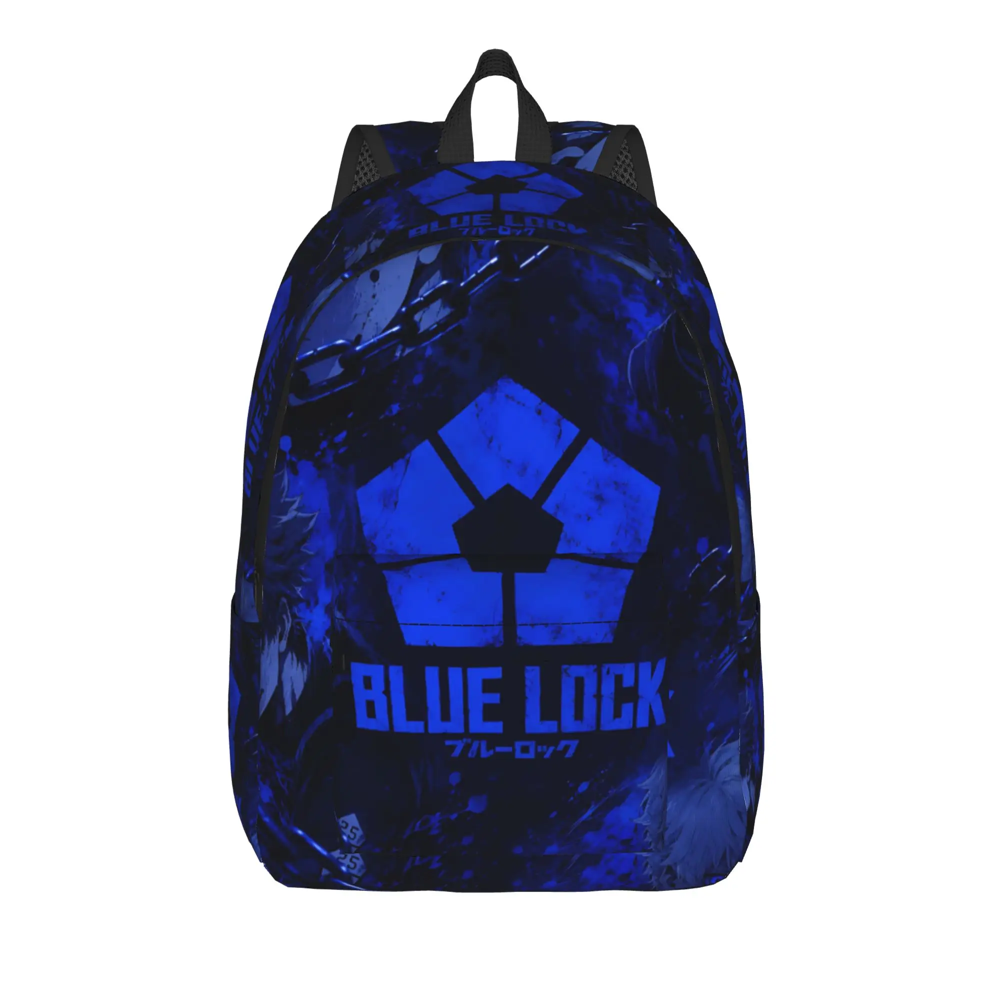 Fashion Blue Lock Football Anime Backpack  Mochilas Fashion For School Sturdy Shoulder Rucksack