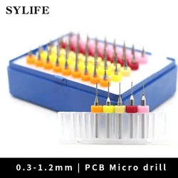 10pcs PCB Drill Bit Set 0.1-3.15mm Corn Engraving Cutter 3.175mm Tungsten steel CNC milling cutter for wood CNC engraving bit