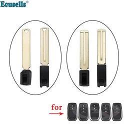 Ecusells TOY12 TOY48 Lama chiave meccanica per chiave remota intelligente Fob per Toyota Fortuner Highlander Hilux Camry Land Cruiser