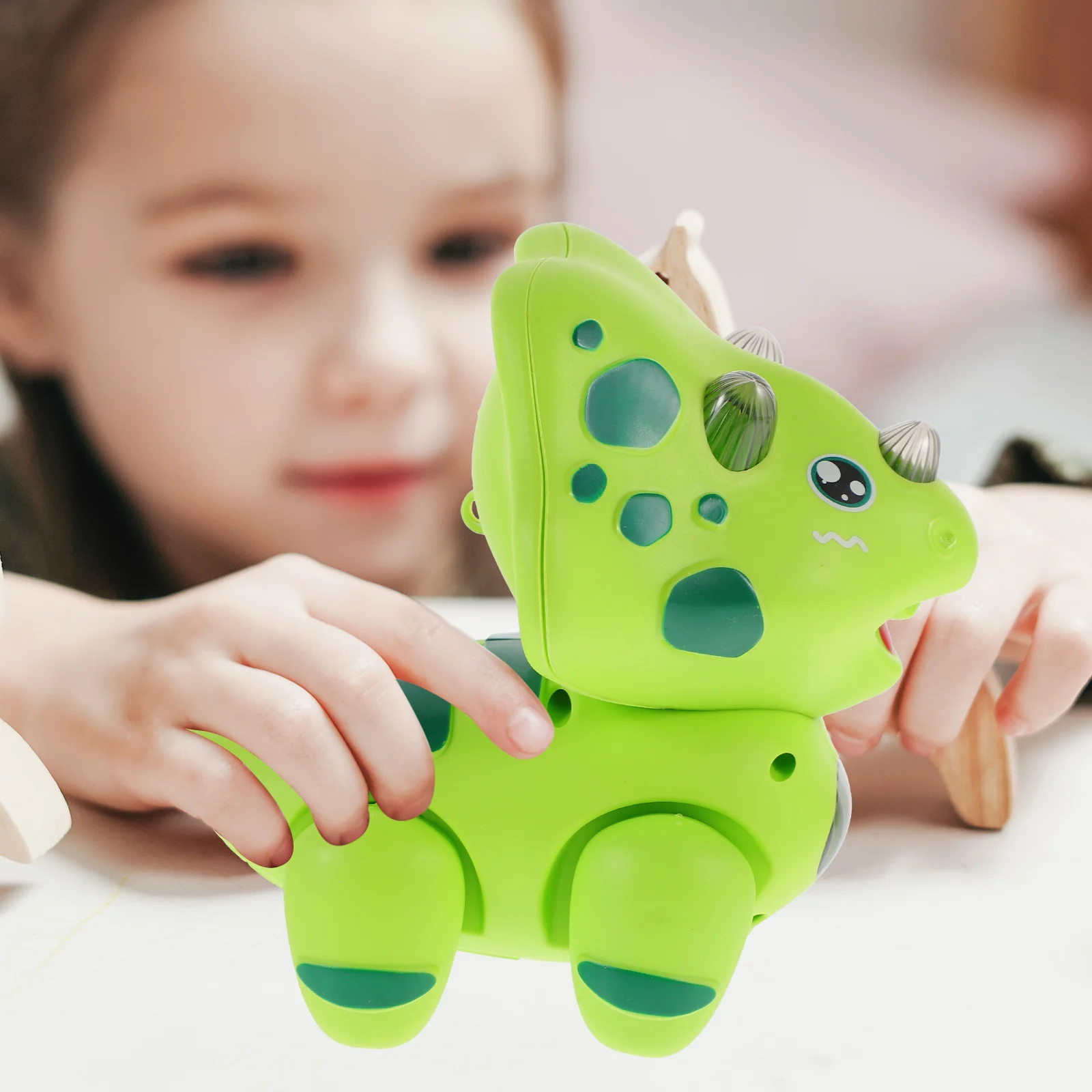 Brinquedos infantis dinossauro elétrico educacional jogando música animal crianças para crianças verde andando adorável bebê