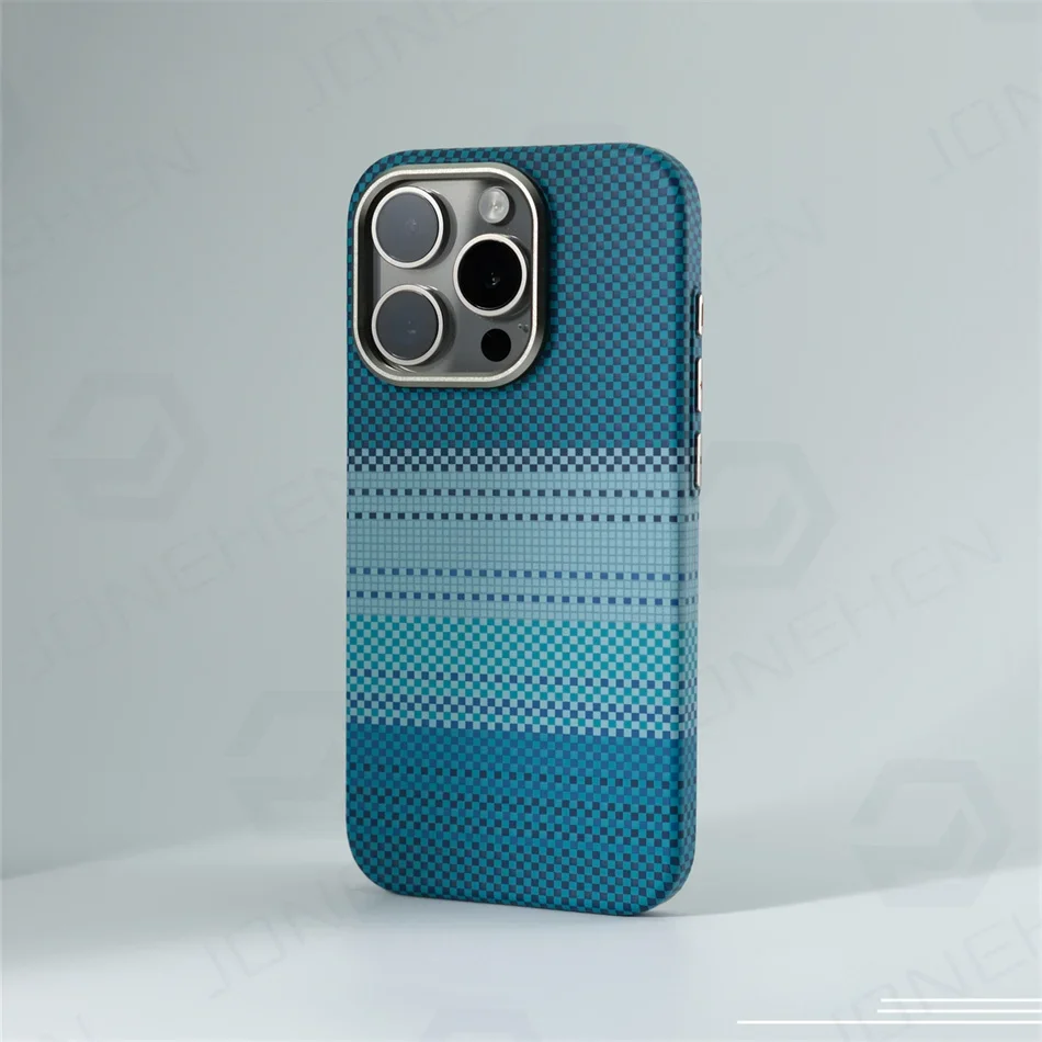 Support magnétique lentille métallique ciel étoilé Relief pour étui Magsafe pour iPhone 15 14 13 16 Pro Max Charge sans fil antichoc SlimCover