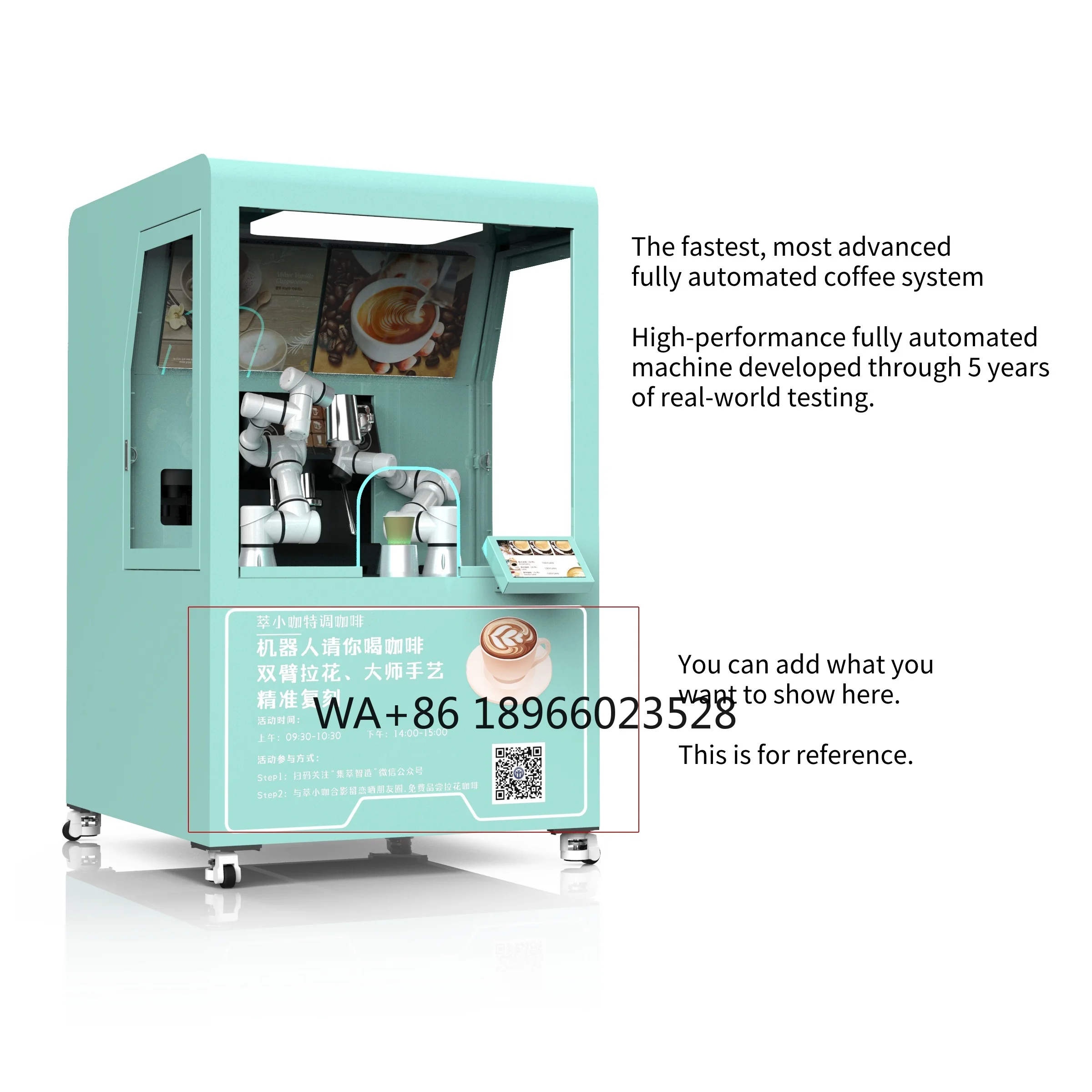 China Factory Robot Arm Coffee Maker Automatic Vending Machine For Malls Supermarkets Schools