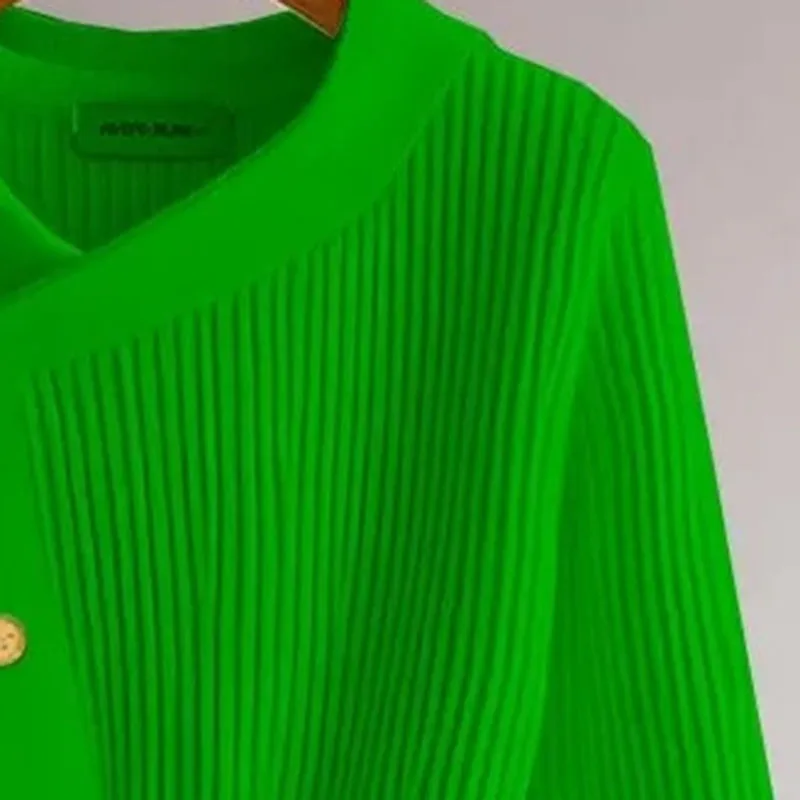 

Модный осенне-зимний свитер 2025 года, женский кардиган, женский повседневный универсальный вязаный свитер с длинными рукавами на талии, женское пальто, топ