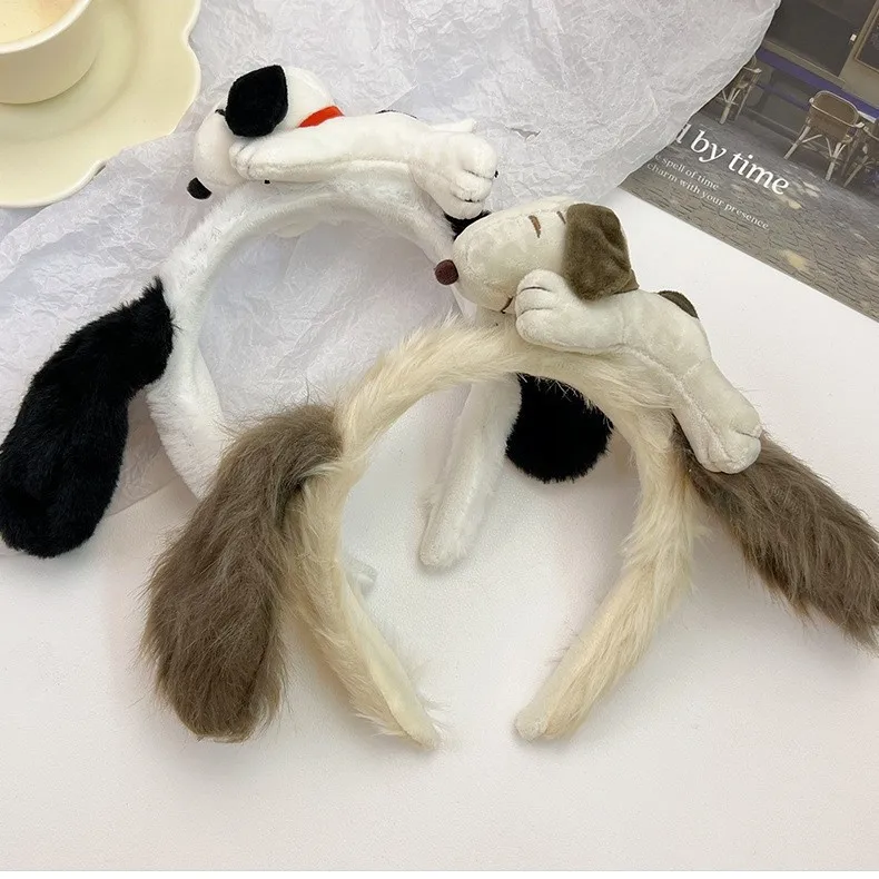 Cartoon Cute Snoopy Hair Accessories Headband Cosplay Christmas Props Y2k Fashion Toys Anime Frind Kawaii