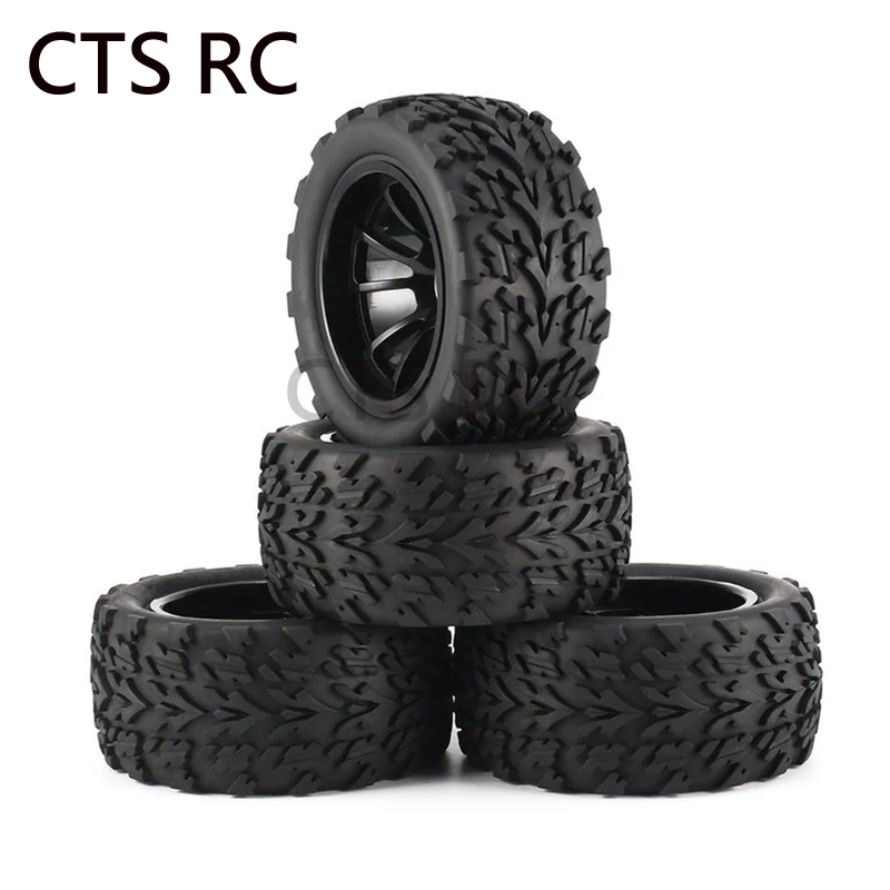 RC Car 120MM 1/10 RC Monster Truck Buggy Tire Tyre Wkładki piankowe 12mm Hex do Traxxas Arrma Redcat HSP HPI Tamiya Kyosho