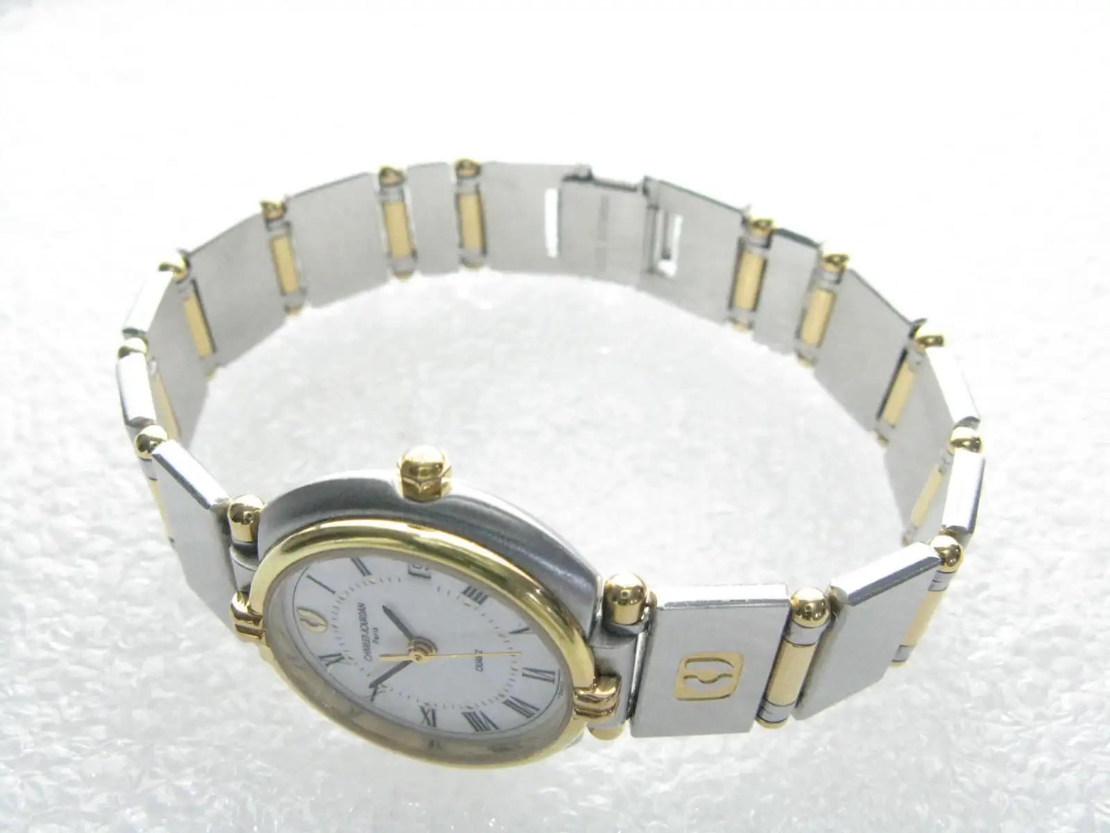 Charles Gold Plated Jourdan Quartz Steel lady's Watch