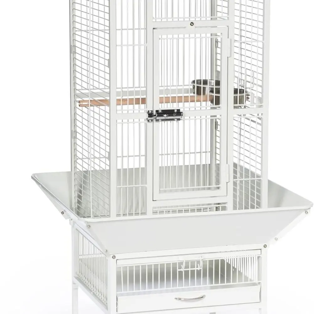 

Small Chalk White Dometop Bird Cage