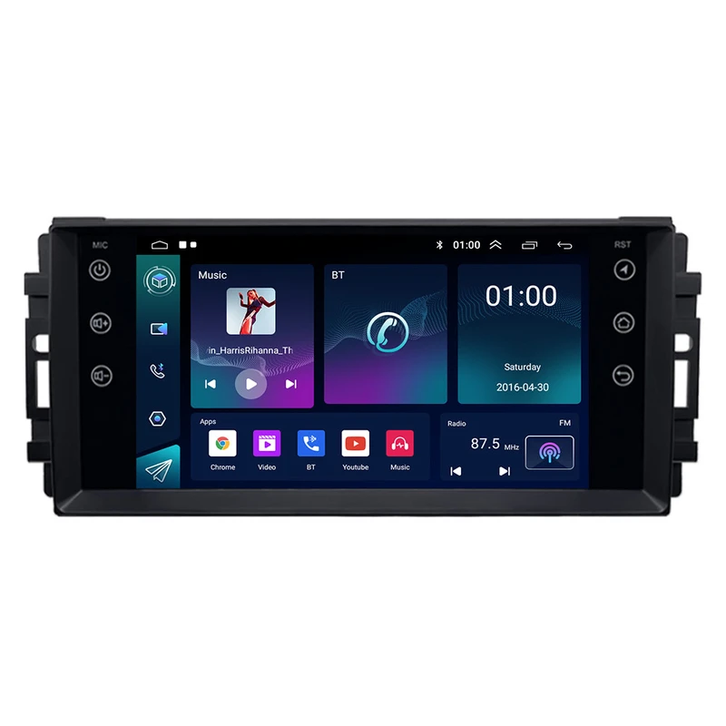 

Meihua 7-Inch Android Car GPS Navigation Touch Screen DSP Function Compatible Jeep Wrangler Grand Cherokee Compass Patriot