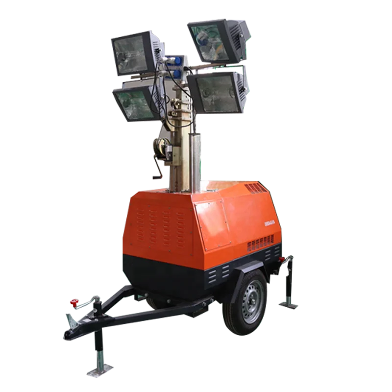 

Trailer Mounted Light Tower Equipment, 9m, Hot Sale
