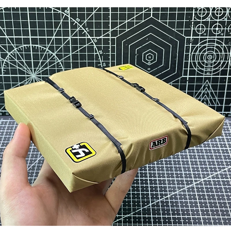 Simulated Roof Tent Bag Decorative Off-road Accessorie for 1/10 RC Crawler Car TRX4 Defender AXIAL SCX10 RC4WD D90 MK07 Tank 300