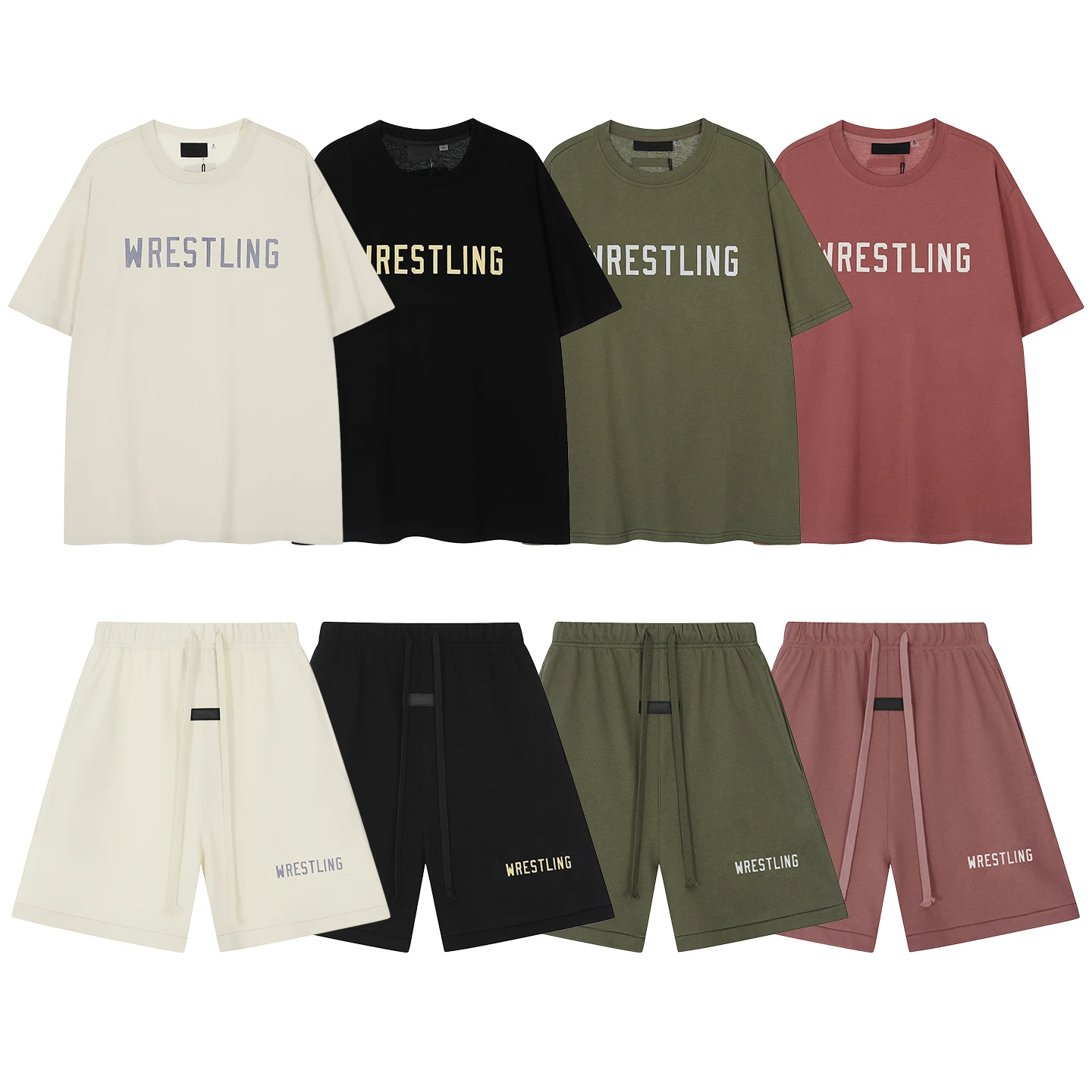 Fear Of God Essential - Мужской спортивный костюм, футболка с двойной