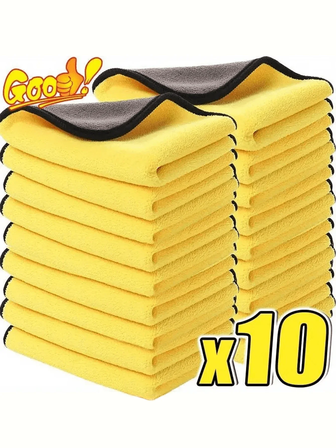 5/10 pack 30X30cm high-density coral fleece car wash towel, thickened absorbent car wash cloth, suitable for car repair shops