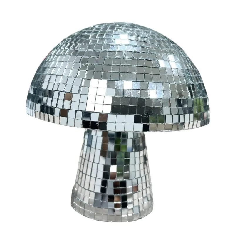 Mushroom Disco Ball Mirror Reflective Mushroom Ornament New Decorative Ornament Mushroom Mirror Reflective Ornament MushroomBall