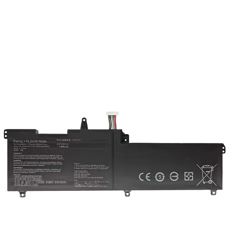 C41N1541 15.2V 4840mAh 76Wh Laptop Battery For ASUS ROG GL702 GL702V GL702VM1A GL702VM GL702VS GL702VT  0B200-02070000