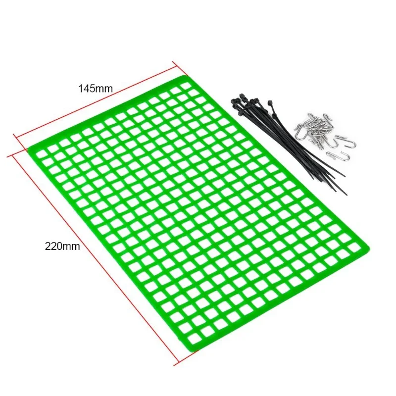 DIY Gummifenster Gepäcknetz für TRXs-4 Axial SCX10 Wraith D90 1/10 1/8 RC Crawler Auto Ersatzteile