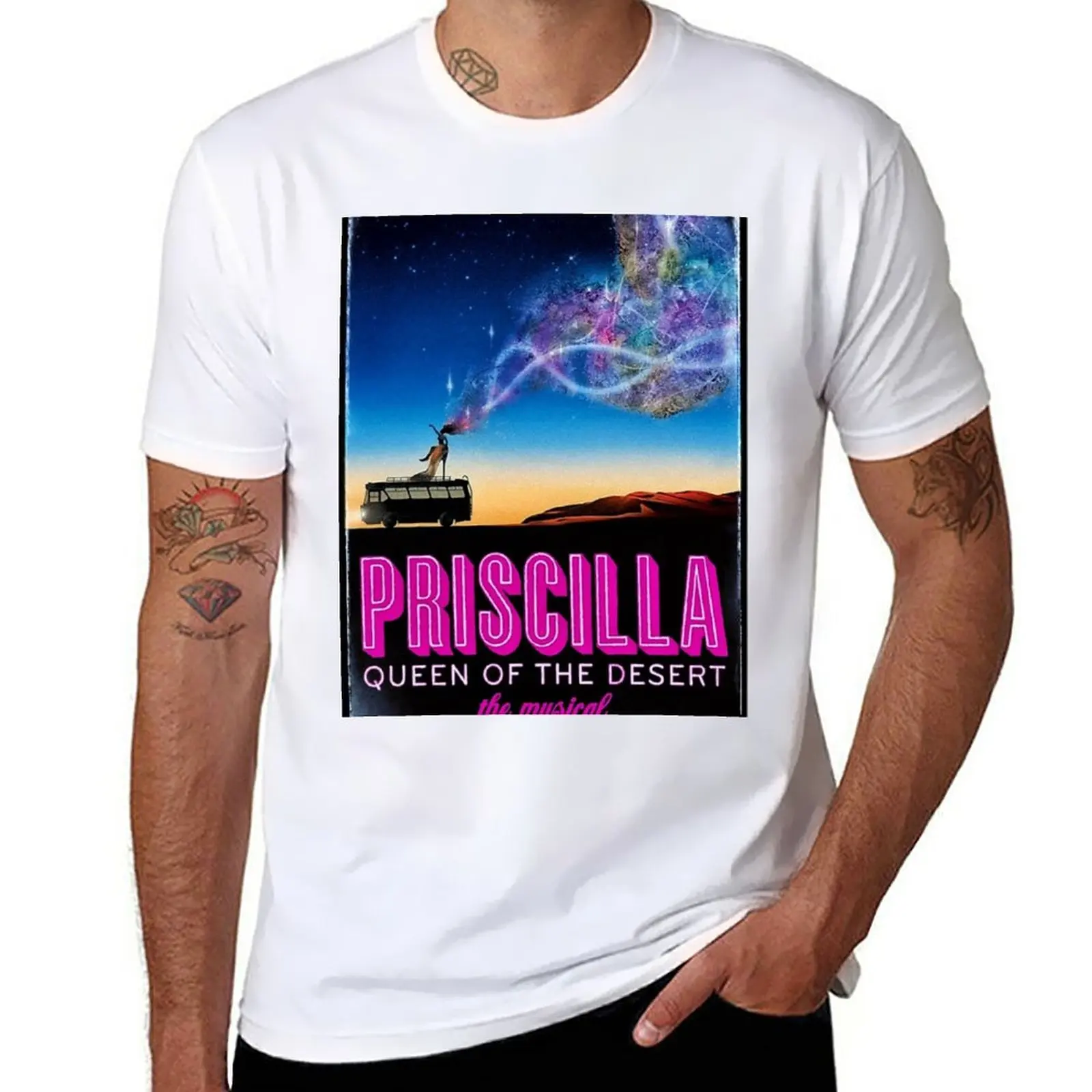 New The Adventures of Priscilla, Queen of the Desert Musical Poster T-Shirt cute clothes boys animal print shirt mens clothes