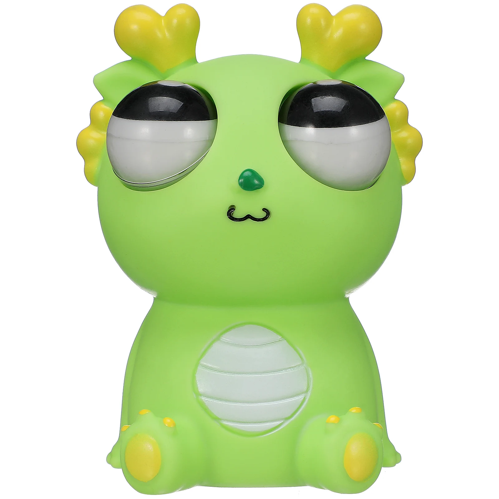 

Joyful Green Dazzling Dragon Gag Toy Popping Eyes Fidget Stress Relief Novelty Squeeze Toys For Friends And Colleagues