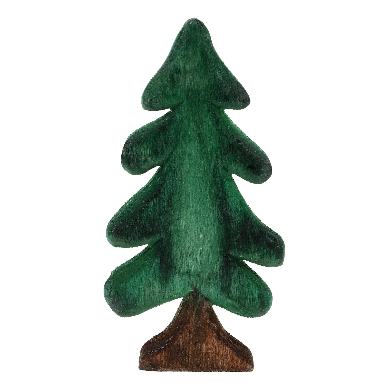 

Small Wooden Christmas Tree Desktop Decor for Living Room Bedroom Office Tabletop Xmas Ornament Festive Home Holiday Display