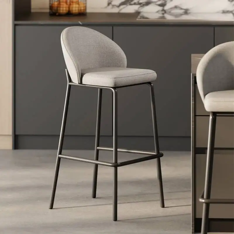 Minimalist Modern Bar Stools Creative Relaxing Ergonomic Comfortable Aesthetic Chair Reception Desks Chaise De Bar Furniture