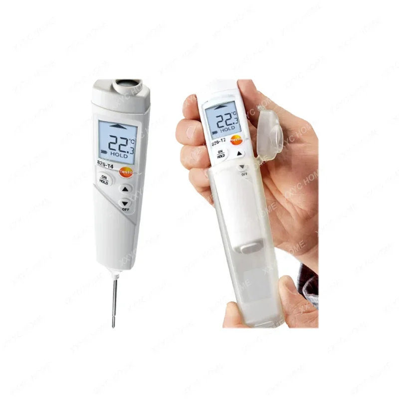 Testo 826-T4 Infrared Thermometer with Laser Marking and Penetration Probe for Food