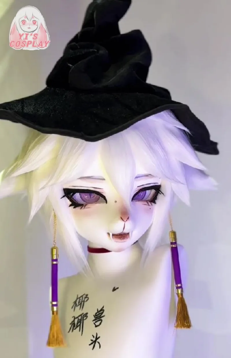 

Kigurumi Head Customized Fursuit Kemono Head Handcraft Custom Fursuit head Furry Yis Cosplay Kemono Headsets Beast