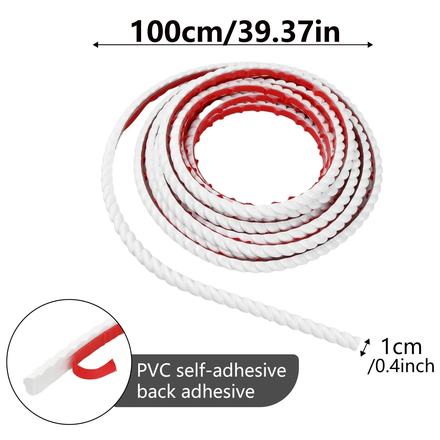 1M PVC Wallpaper Borders Self Adhesive, 3D Wallpaper Border, Decorative Edging Strip for Cabinet Mirror Frame Home Decor