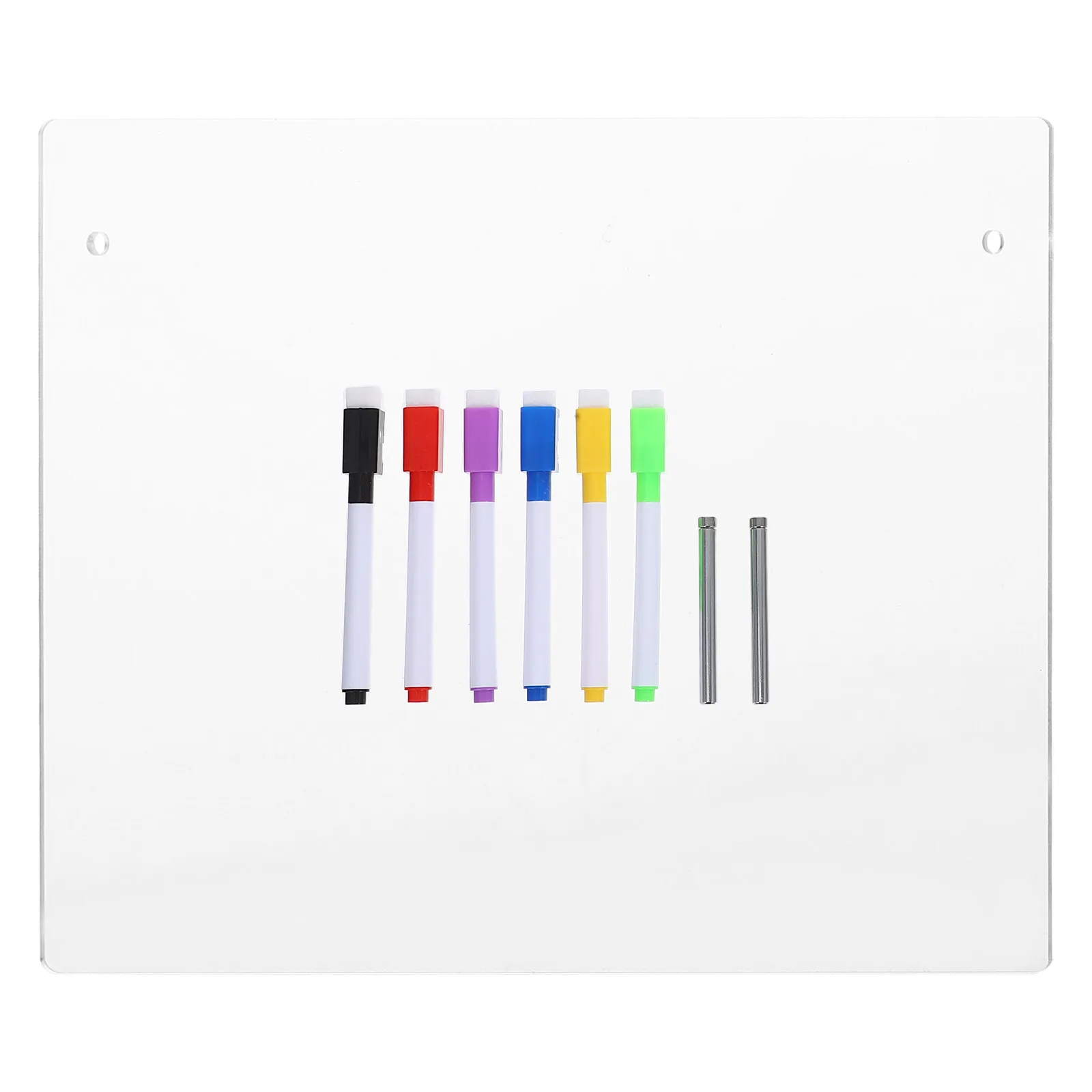 

1 set 1 Set Clear Acrylic Dry Erase Writing Board Desk Memo Planner Tabletop Transparent Whiteboard For To-Do Lists Schedules