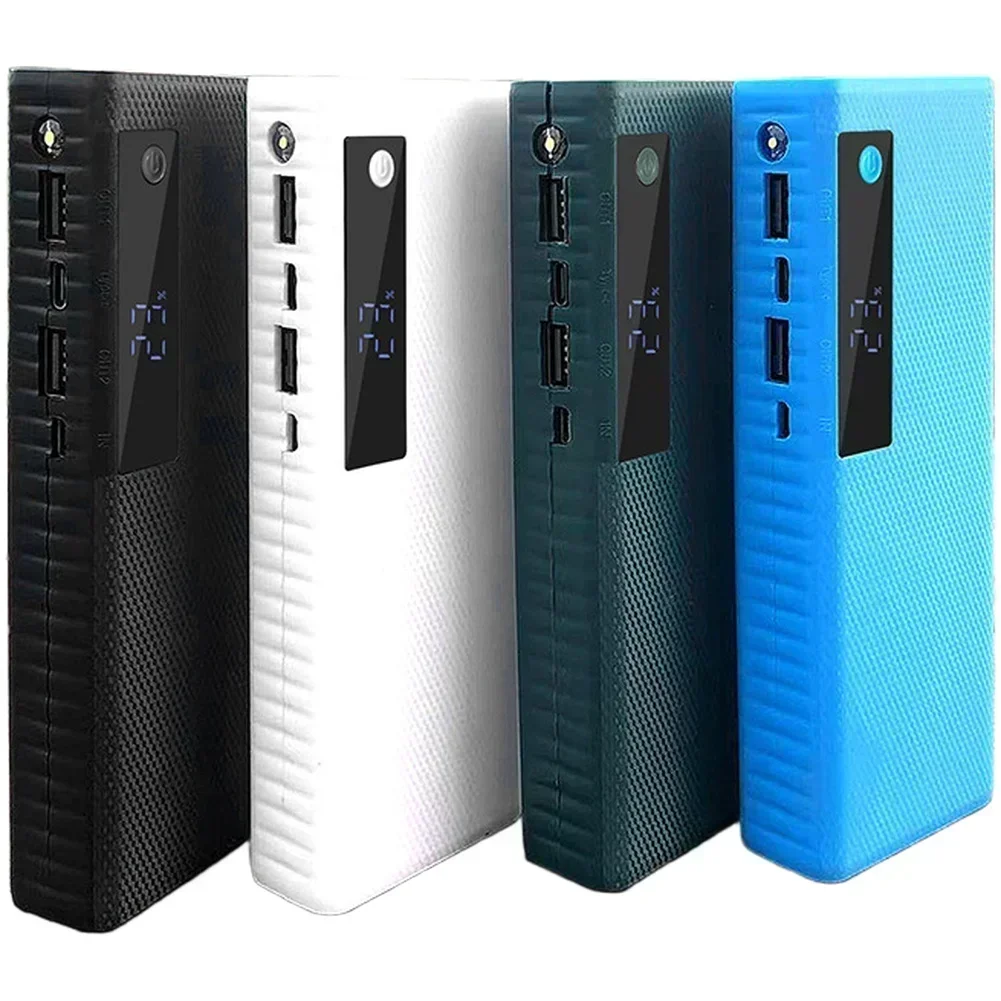 

USB Power Bank Battery Holder Case For 5 X 21700 Flat Head Batteries With 5V 2 1A Output For Convenient Battery Assembly