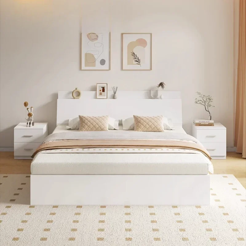 

Princess European Bed Modern Luxury Cheap Aesthetics Comfortable Bed Fashionable Simple Ltalian Wood Cama Casal Home Furniture