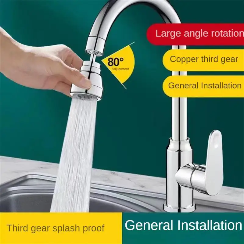 360 ° Draaibare Keukenkraan Beluchter Bubbler 3 Modi Badkamer Anti-Splash Tap Filter Nozzle Spoelbak Wastafel Tap Extender Adapter