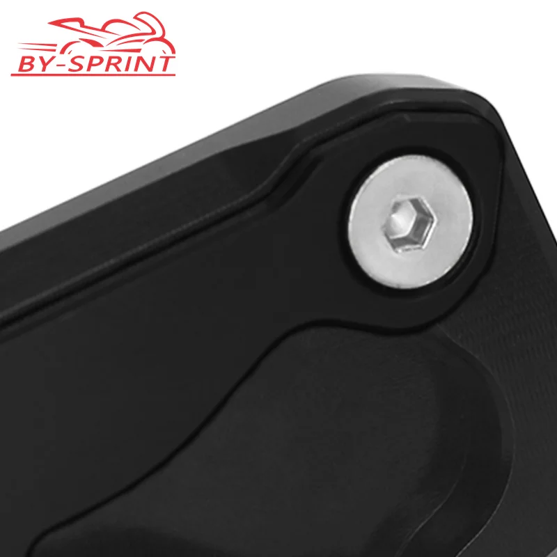 NEW Kickstand Side Stand Enlarger Plate Foot Enlarge Extension Pad Motorcycle For BMW S1000R S1000RR S1000 R S1000 RR 2019-2023