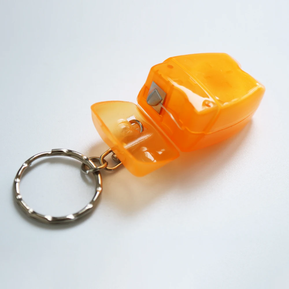 

10pcs Teeth Shape Key Chain Dental Floss(Random Color)