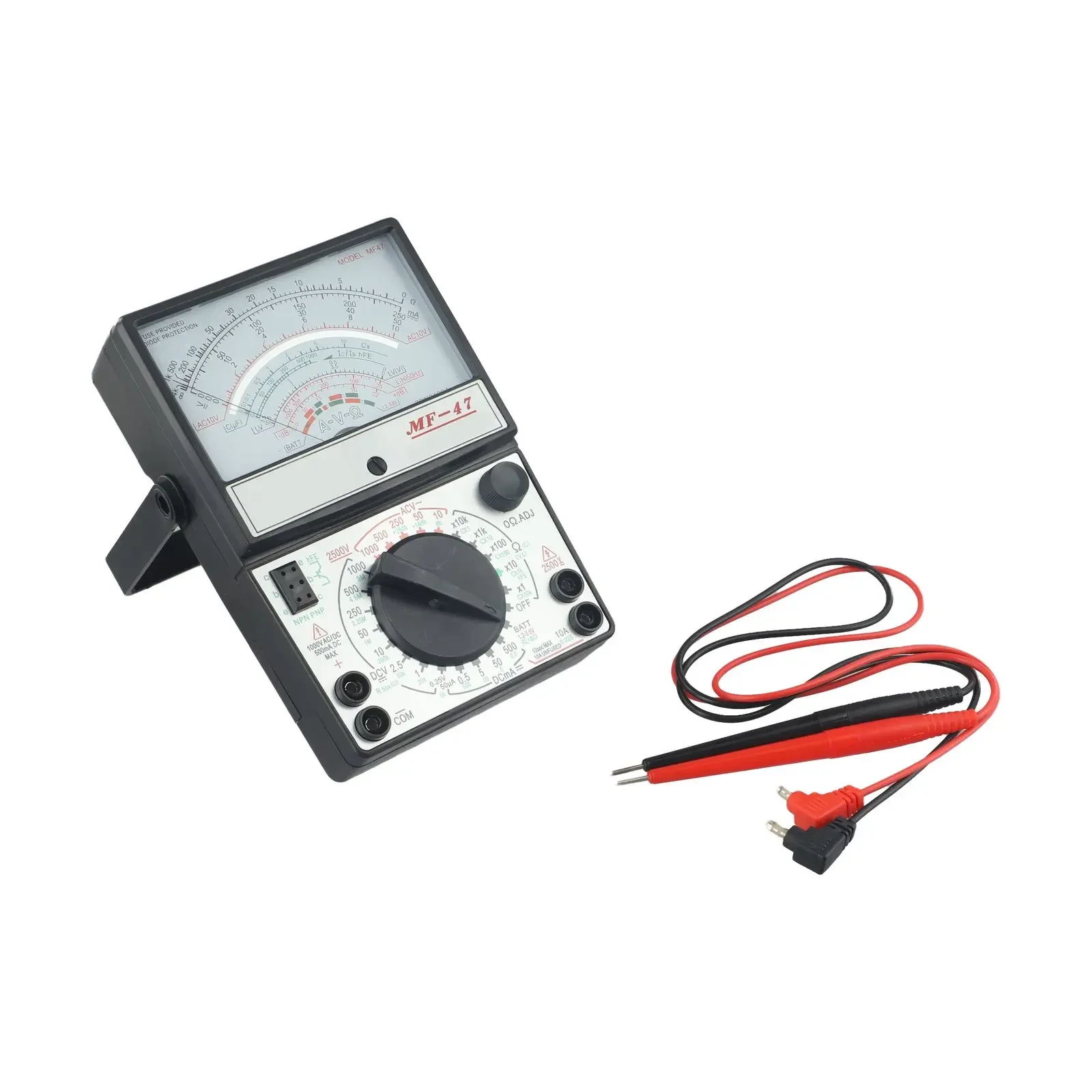 MF47 Analog Multimeter With Battery Test Functionality For Reliable Measurement Of Electrical Parameters At Home Or Work