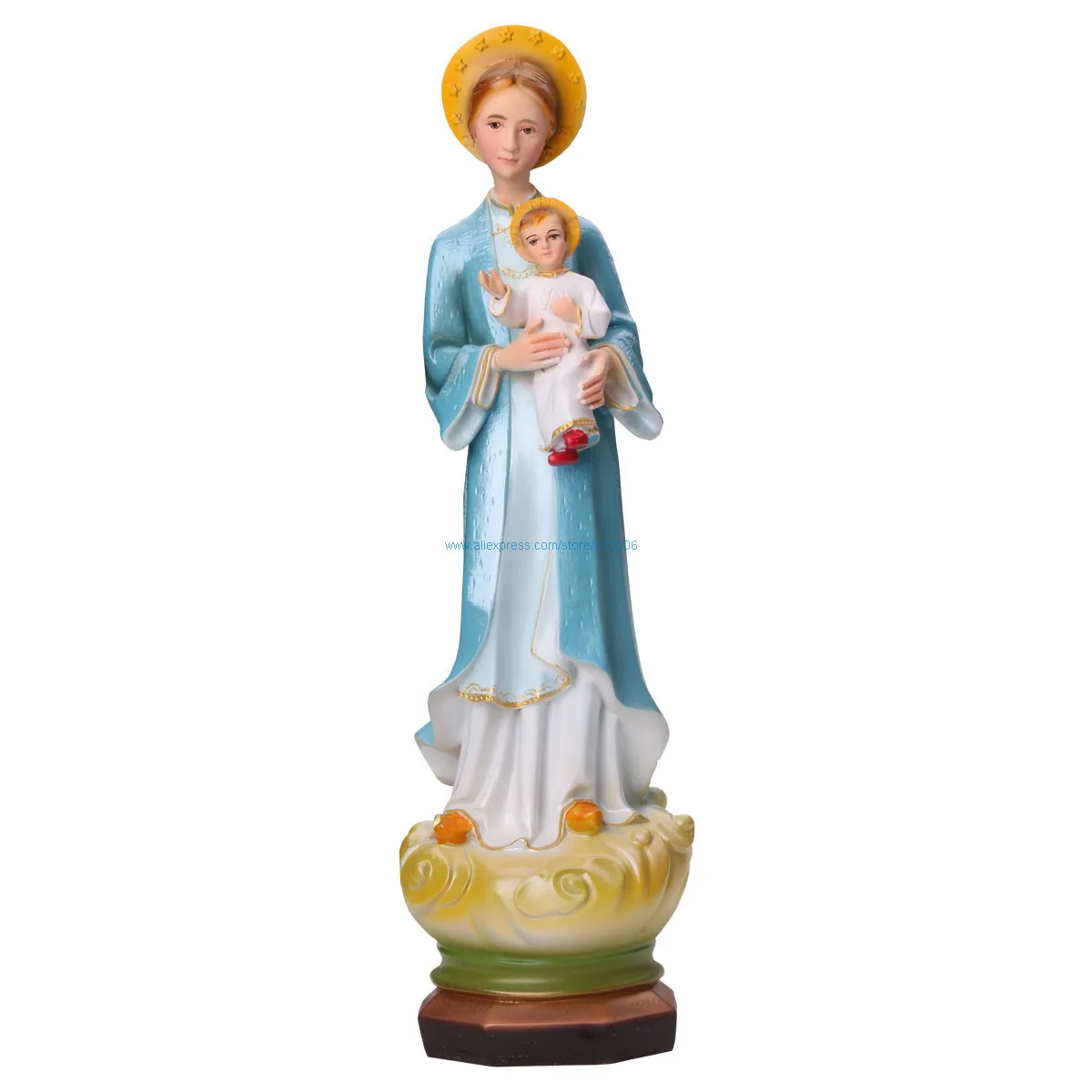 

Our Lady of La Vang LaVang Figure Sculpture, 40cm, 15.7in, New