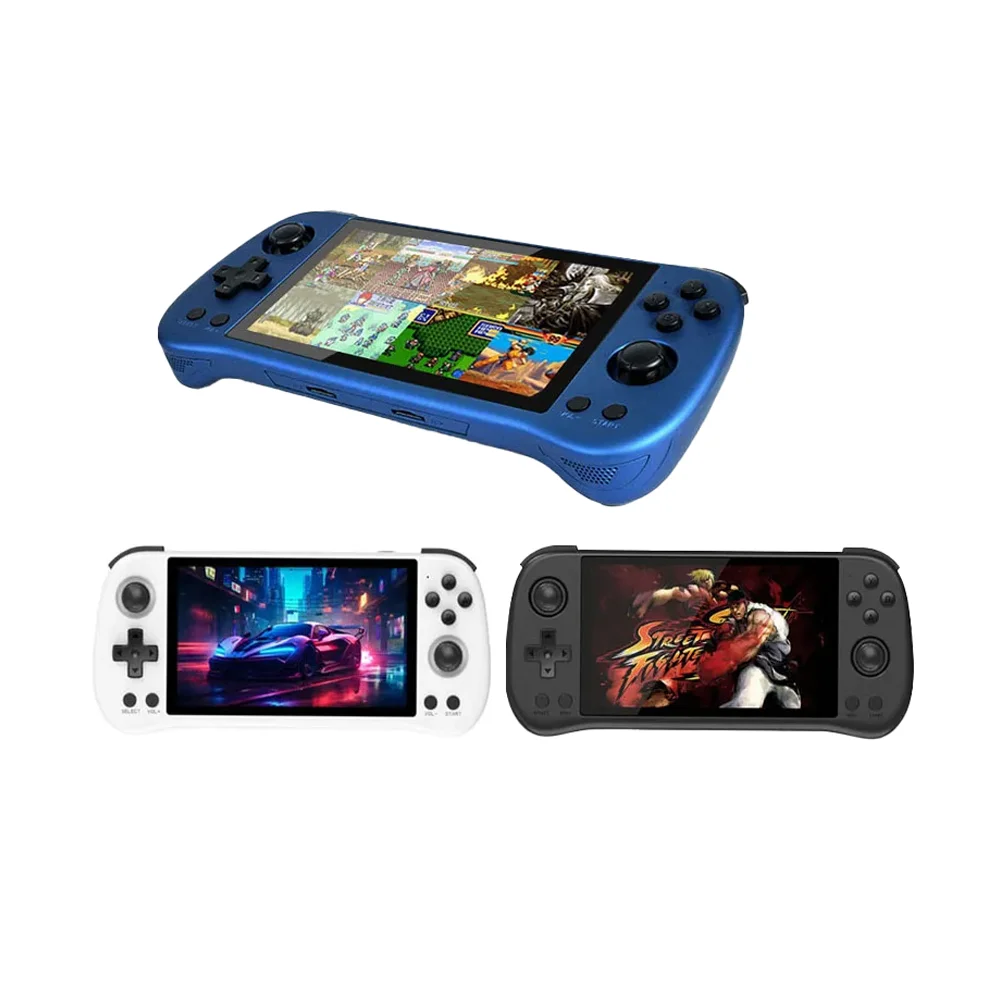 Handheld Game Console 5.5 Inch 1280x720 IPS Screen RK3566 Open-POWKIDDY X55 Source Retro Gaming Device Children's Gift
