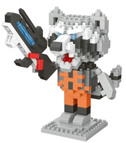 Hero Cartoon Micro Particle Building Blocks Children Assembly Toy Anime Action Figure Boy Girl Kid Gift Cute Toy Building Bricks