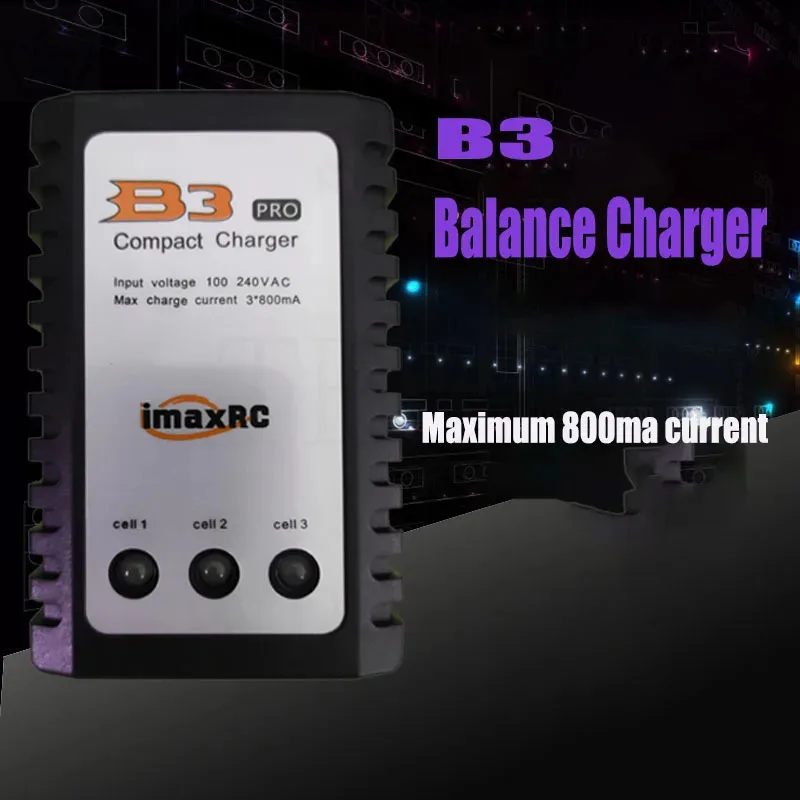 IMAX RC B3 Pro Compact B3AC Balance Charger for 2S 3S 7.4V 11.1V Lithium LiPo Battery 220V 110V Compact Balance