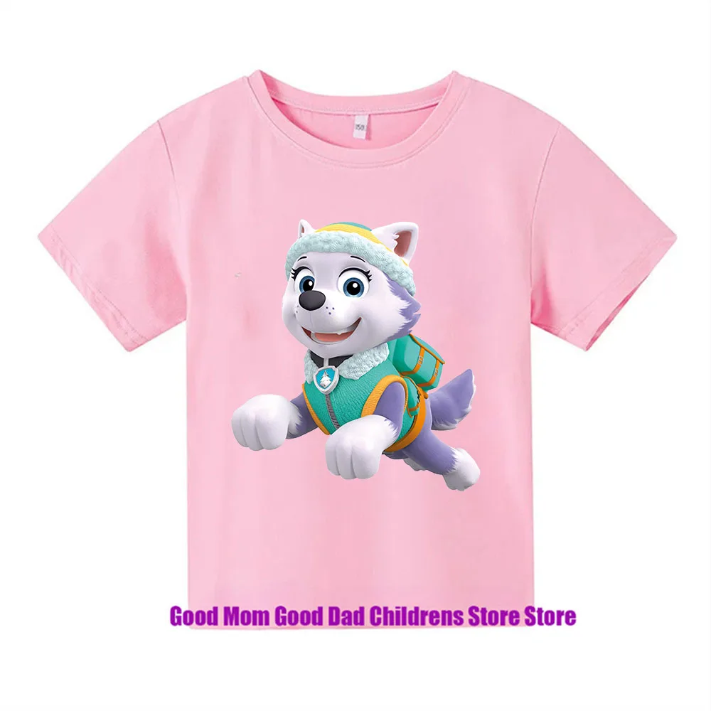 PAW Patrol Summer Childrens Wear Boys' And Girls't-shirts Single Cartoon Printed Children's Sportswear Jackets baby Clothes