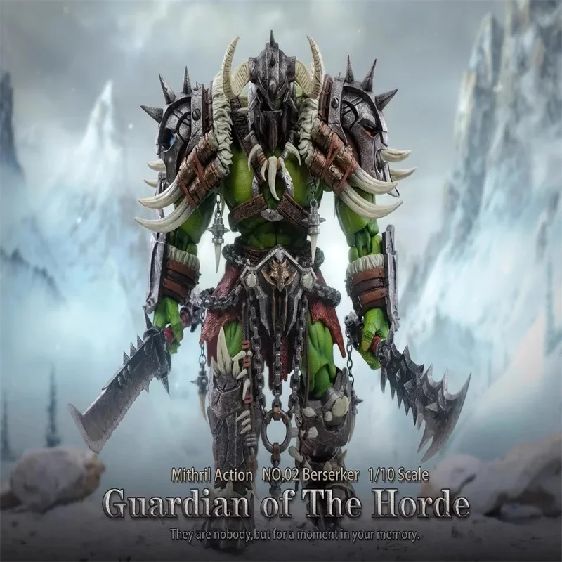 Original Genuine Mithril Studio 1/10 Warcraft Guardian of The Horde 02 Berserker Full Set 20CM Action Figure Model Toy In Stock