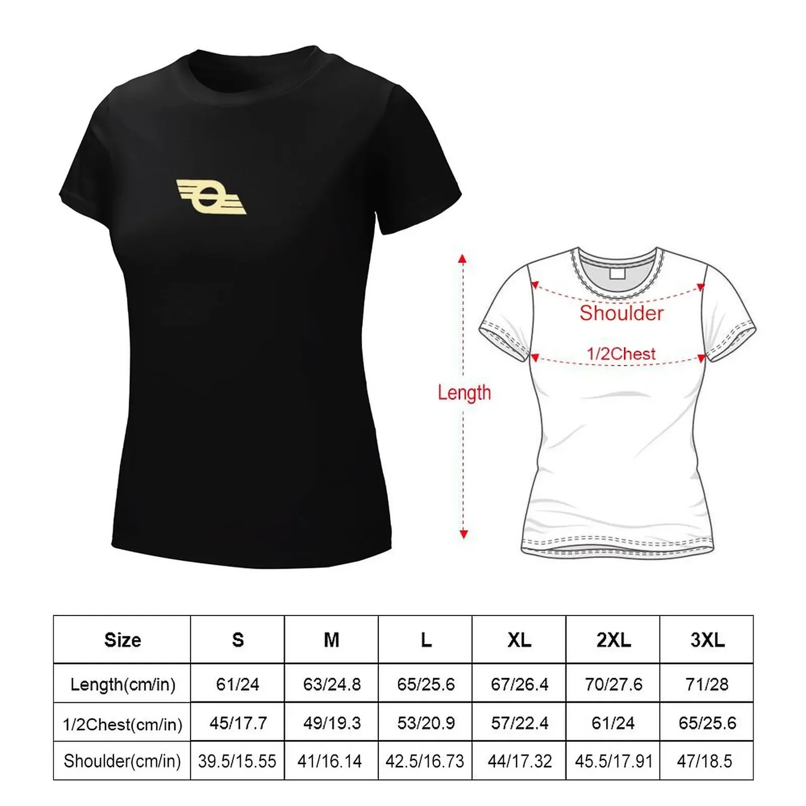 1944 - 1964 CIE Irish Railway Logo (Black) T-Shirt summer tops korean fashion clothes for Women