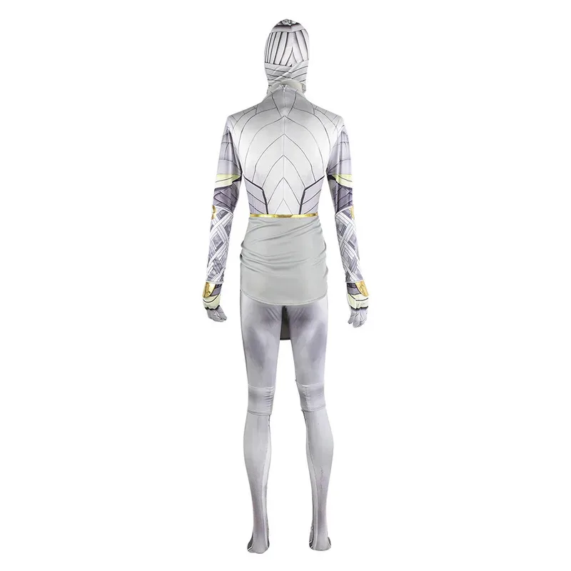 Disfraz de CyMarc Spector Moon Knight Mister, disfraz de película de hombre lobo de la noche, mono con capa de hombre de lobo, traje de superhéroe de Halloween