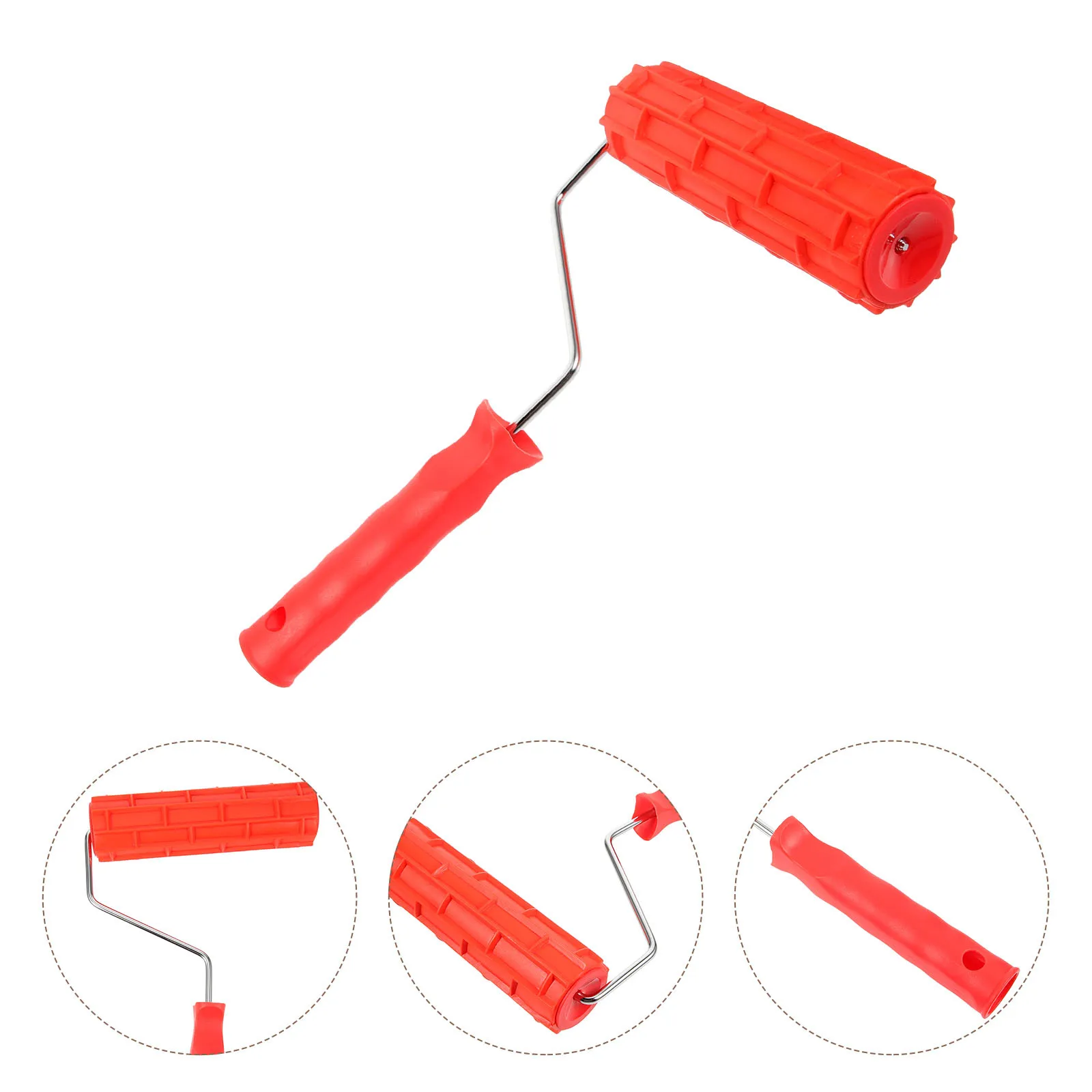 

Rubber Paint Roller Premium Durable DIY Patterned Drywall Texture Tool Textured Wall Decoration Painting Roller