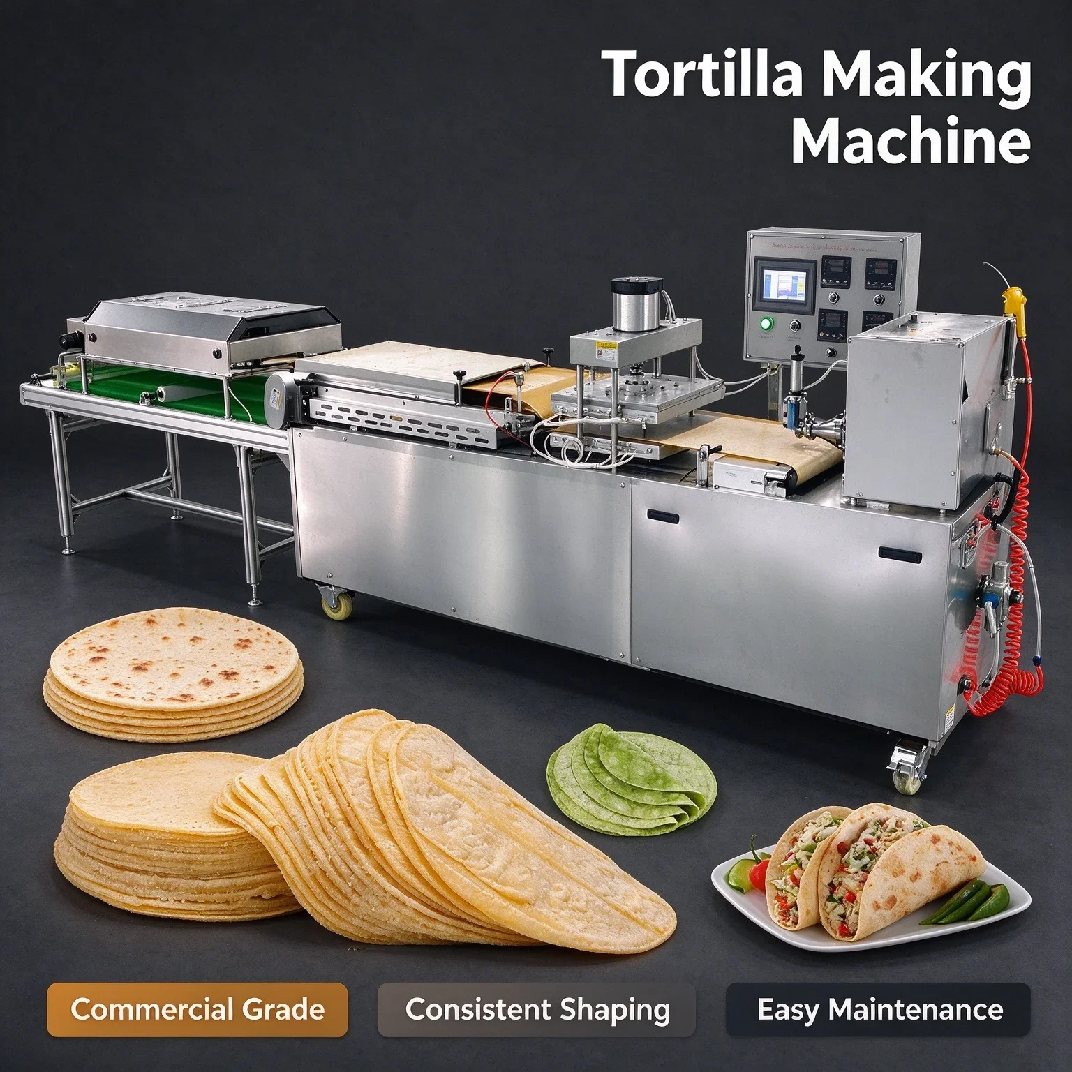 FL Tortilla Making Machine Continuous Working Flatbread Forming Line for Lavash Bread Processing Custom