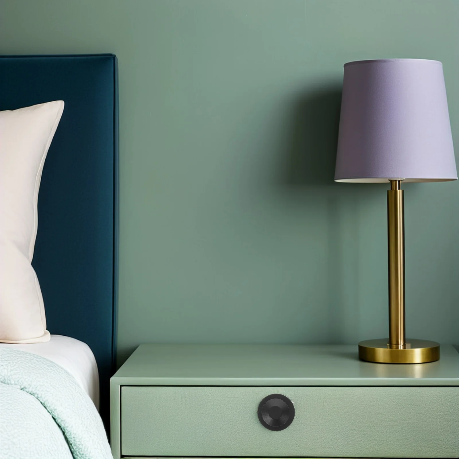 8 قطعة باب زجاجي على الطراز الأوروبي يسحب مقابض الأدراج المستديرة ذاتية اللصق لا اللكم لأبواب خزانة المطبخ