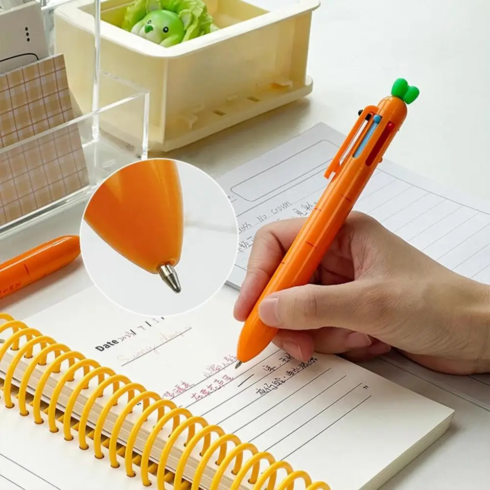 Marqueur de stylo à bille coréen, stylo de signature, stylo à bille créatif, fournitures scolaires pour enfants, document 6 en 1